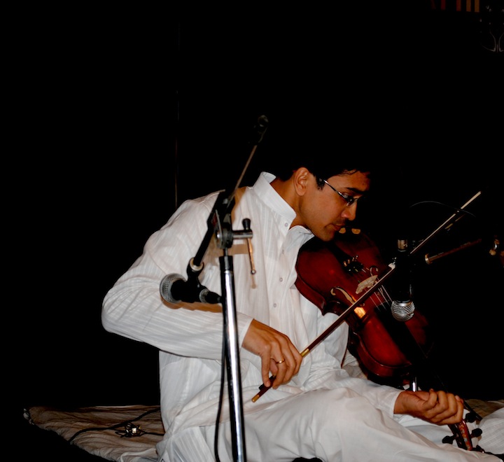 Playing at Triveni Kala Sangham